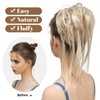 CJL HAIR Messy Bun Hair Piece Curly Hair Bun Extensions