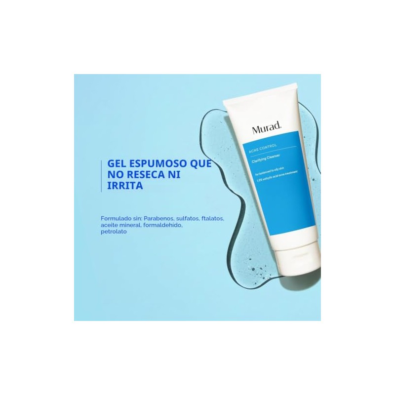 Murad Clarifying Cleanser | Limpiador Facial Profundo con Ácido Salicílico