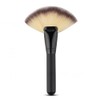 Professional Fan Makeup Brush - Soft Bristles for Highlighting, Blush