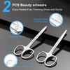 Men's and Women's Facial Hair Small Scissors, Eyebrow, Nose, Beard,