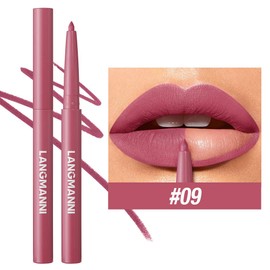 MIRUOKOU Lip Liner Matte Tint Trip Pencil Lip Long Lasting Color Retention Waterproof 09#