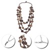 COLLBATH Elegant Fashion Necklace Wooden Beads for Ladies and Girls