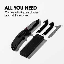 True Swift Edge Replacement Blade Knife 3.5" Fast Flip w/G10 Handle and 4 blades