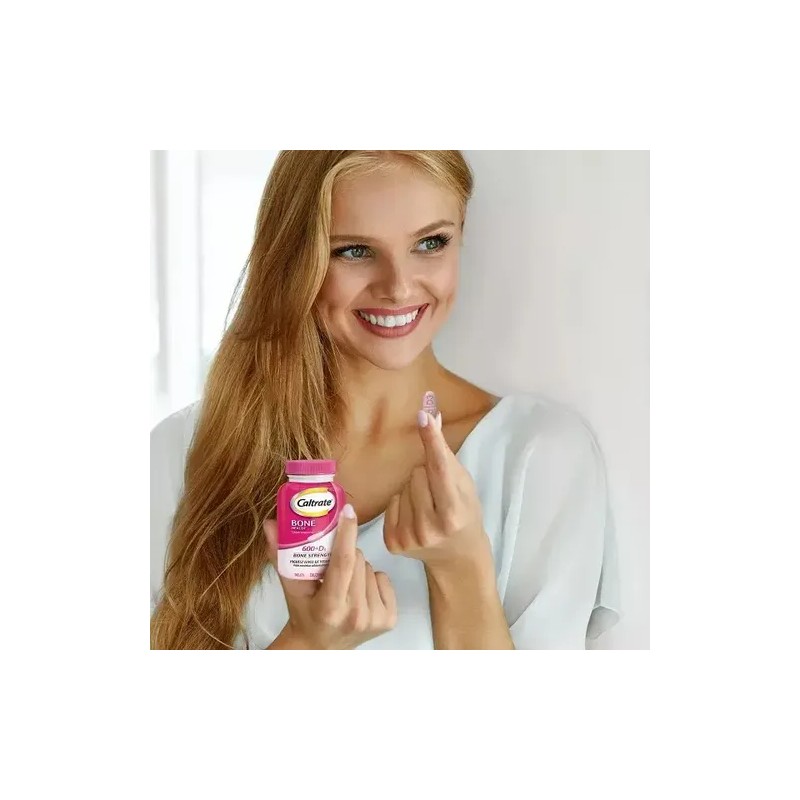 Tabletas Calcio y Vitamina D3 Caltrate 600+D3 Suplemento Alimenticio 200