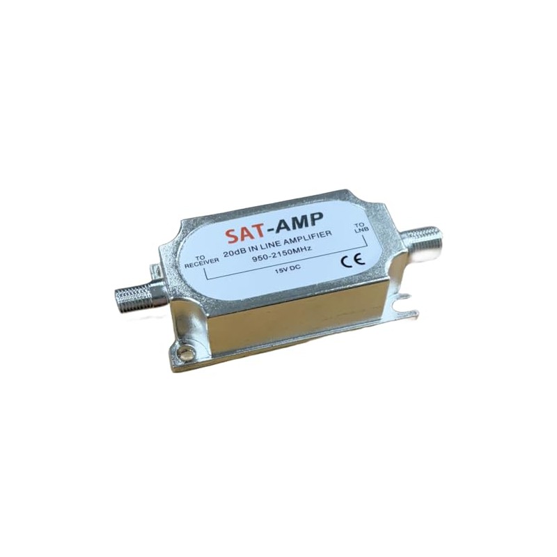 electrosmart Easy Fit Satellite Signal Amplifier Booster & Patch Lead