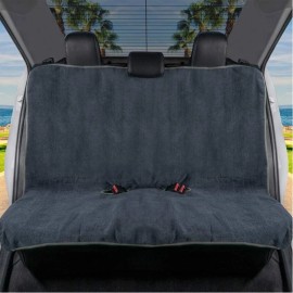 BDK ST-102 UltraFit Waterpoof Rear Bench Car Seat Towel Cover Gray Trim - 1 EA.
