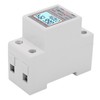 LCD Digital Electricity Meter Single Phase 2 Pin DIN Rail