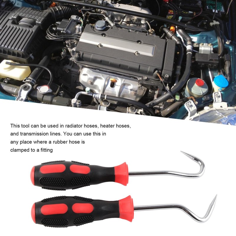 LIKJ Auto Hose Remover,Heavy Duty Rustproof 2PCS Hose Removal Hook