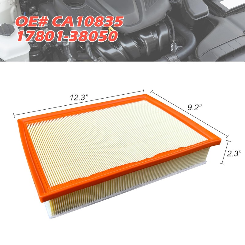 OEM # CA10835 17801-38050 Filtro de aire para Toyota 4Runner