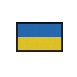 Copytec Patch Ukraine Flag National Flag National Colour Solidarity 7.5 x 4.5 #39124