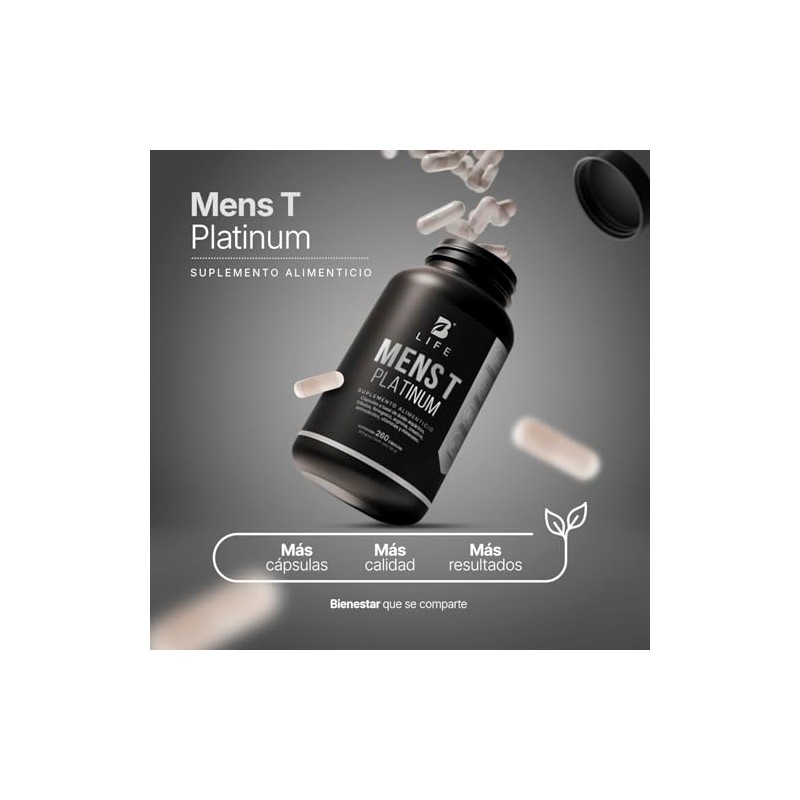 B Life Fórmula Avanzada Platinum para Hombre 260 cápsulas Mens