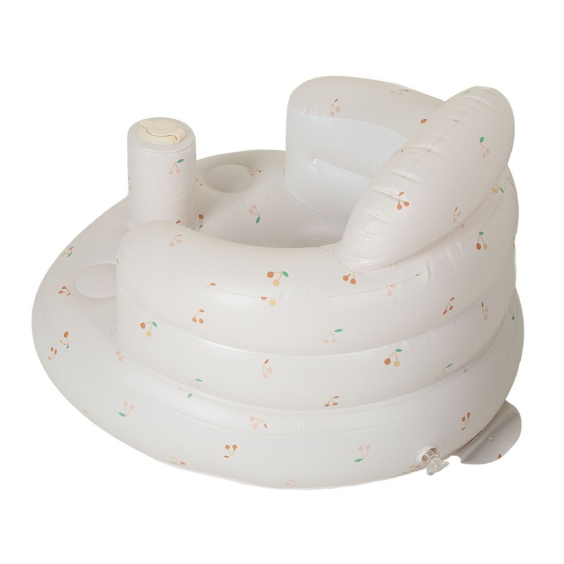 Baby Inflatable Seat with Air Pump Back Portable Safe Soft