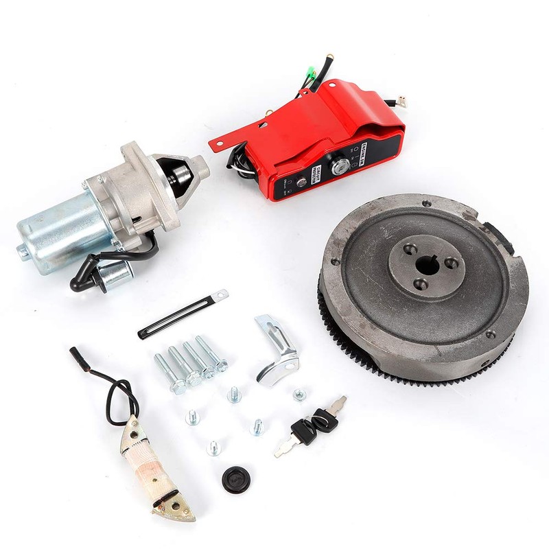 Electric Starter Motor Kit Flywheel Fits HONDA GX390 13HP Electric
