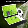 Football Coaching Board Coaches Clipboard Tactical Magnetic Board Kit with
