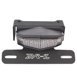 FTQYZDP Tail Tidy Kit for DRZ400 DRZ400S DRZ400SM DRZ400E 2000-2024 2025 Motorcycle License Plate Holder with Integrated LED Tail Light, Brake & Turn Signals (Smoke)