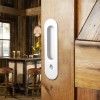 Ccjh White Oval Sliding Door Lock Sleek & Secure for