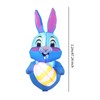 Perfeclan Inflatable Easter Bunny Inflatable Yard Decoration Photo Props Waterproof