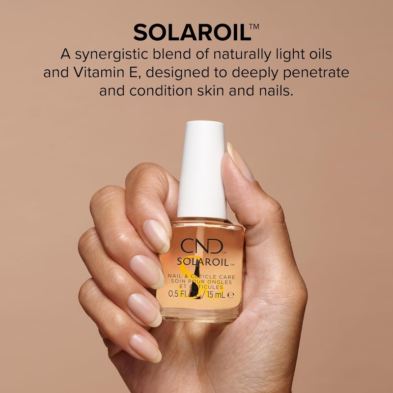 CND SolarOil cuidado de uñas y cutículas, 0.25 Fl. Oz