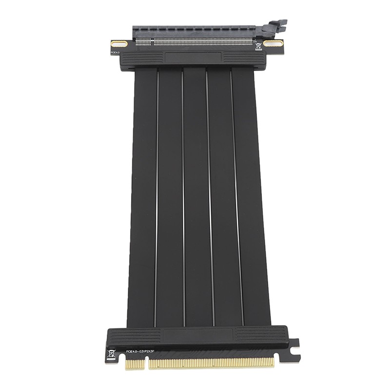 PCIE 4.0 X16 Extender 180 Degree 26GB/s 7.9in Long Gold