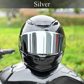 Logto Helmet Visor Replacement for Z8/CWR-F2/NXR2/RF-1400 Shield Helmets Accessories Universal (Silver)