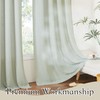 RYB HOME Extra Wide Semi Sheer Curtains, Grommet Easy Sliding