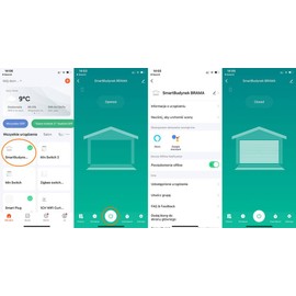 Sone Smart One Zigbee Tuya Garage Door Control - Smart Control for Sliding, Wing and Sectional Doors with App and Alexa Voice Control