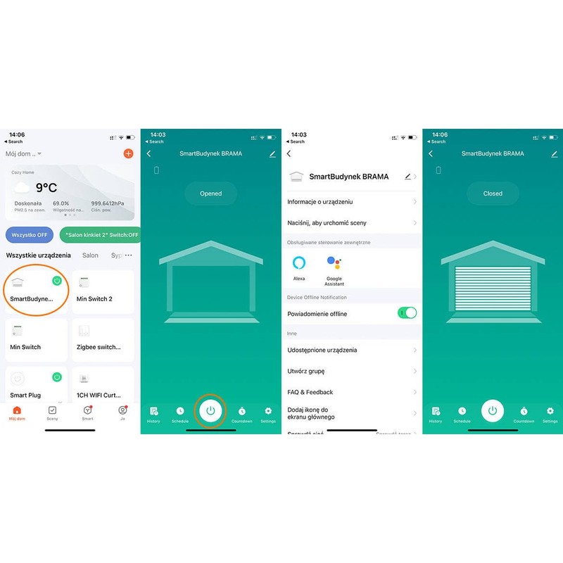 Sone Smart One Zigbee Tuya Garage Door Control - Smart