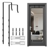 OXDFK 2 PCS Over The Door Mirror Hanger, Adjustable Door