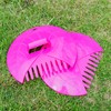 garden leaf grabbers,hand held tidy rake picker,leaf collector/grab (purple)