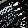 Mr. Pen- White Chalk Markers, 4 pcs, Assorted Size, Chalk