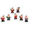 7 Garden Gnomes Garden Figures 9 cm