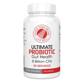 Silver Fern Ultimate Probiotic Supplement Vegicaps - Daily Metabolic Restoration, 100 Survivability, DNA Verified Multi-Strain Probiotic Capsules (1  