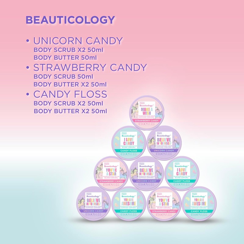 Baylis & Harding Beauticology Candy Body Scrub & Butter Discovery