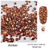 Rhinestones flat back gems round DIY decorative Nail Face and