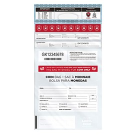 MasterCoin 12.5 x 22 Large Single Handle Coin Bag (50)