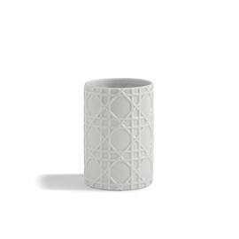 Kassatex ARN-T Rattan Tumbler, White