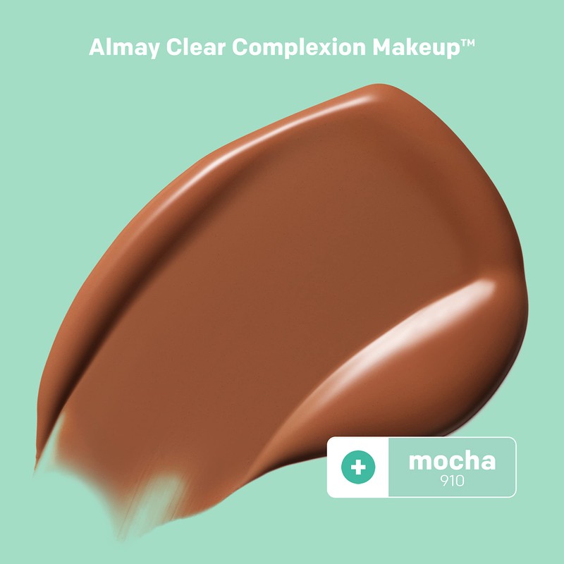 Almay Clear Complexion Acne Foundation Makeup with Salicylic Acid, Medium
