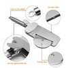 K KIRKWOOD KITCHEN Pizza Cutter, 3-in-1 Stainless Steel Pizza Cutter