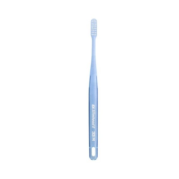 Lion Slim Head 2 Toothbrush no-dent. Ex slimhead2 Pack of 1  clear blue