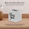 Young's Inc. Wood Bless You Tissue Box Cover - Tissue