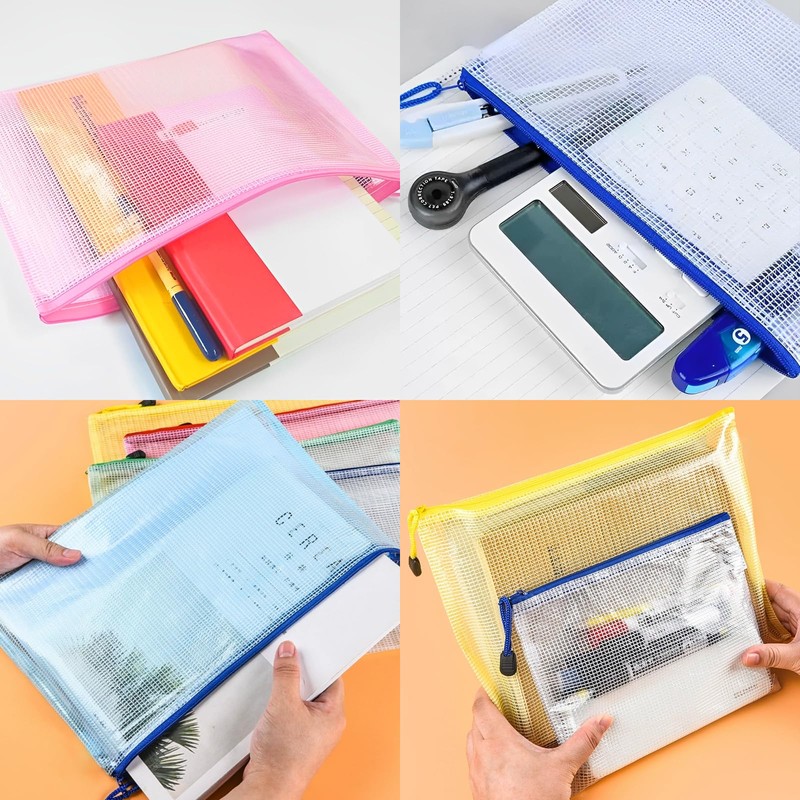 Logei Document Bag with Zip A4 + A5 + A6,
