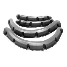 Huskey Club Car Tempo Fender Flares W/ Stainless Steel Hardware for 2017+ G&E Models
