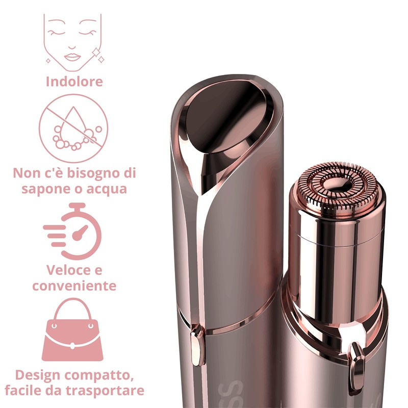Finishing Touch Flawless, Dispositivo Ricaricabile per la Depilazione del Viso