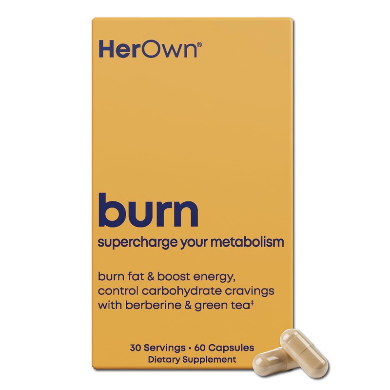 HerOwn brn Suplemento con Berberina, Té Verde, Cromo, Café Verde,