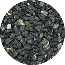 Black Tourmaline Crystal Chips Aquarium Gravel Rocks - Black Tourmaline Chips Bulk Fish Tank Gravel, Small Tumbled Stone Chips and Tiny Crystals for Decoration (Natural AAA Grade Gemstones)