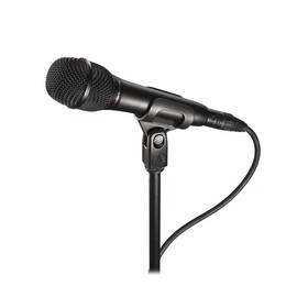 Audio-Technica AT2010 Cardioid Condenser Handheld Microphone Bundle with Boom Stand, Pop Filter, XLR Cable, and Austin Bazaar Polishing Cloth