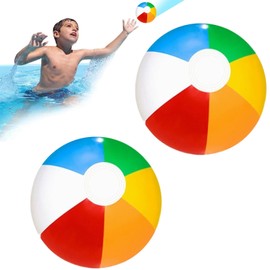 KARELLS Inflatable Water Balls, Pack of 2 Inflatable Water Balls, Diameter 30 cm, Inflatable Beach Balls, Swimming Ball, Water Ball, Children's Waterball, Small Waterball, for Beach Balls, Pool Party