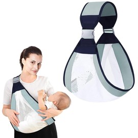 CEWROM Side Baby Carrier for Toddlers, Lightweight Baby Carrier for Newborns from Birth, Adjustable Shoulder Baby Carrier, Multifunctional Baby Carrier for Babies from 0 to 36 Months, up to 20 kg