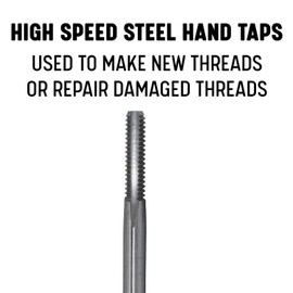 Drill America - DWT54279 #8-32 UNC High Speed Steel Bottoming Tap, (Pack of 1)