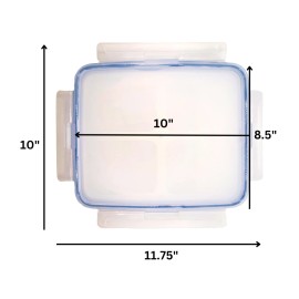 Snapware Replacement Airtight Rectangle Snap On Lid 8.5"x10" Transparent NEW